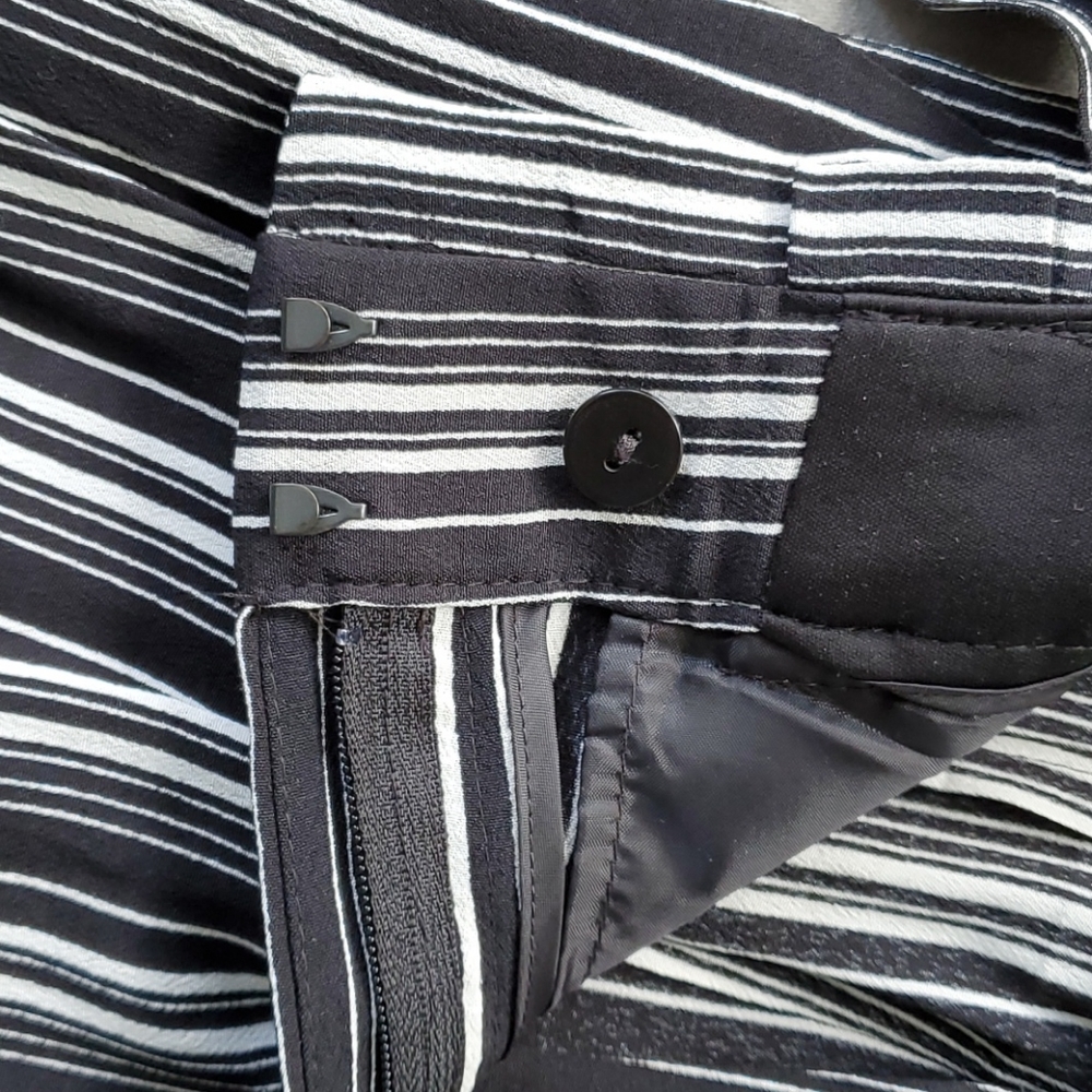 Wide Leg High Rise Slacks Size 2, Tie Belt NWT Express - Picture 9 of 14